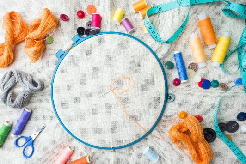 Couponing At Michaels - A variety of needlework supplies.