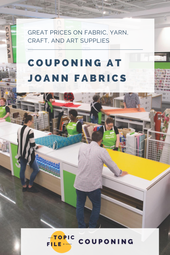 Couponing at Joann Fabrics - Great Prices on Fabric, Yarn, and Crafts