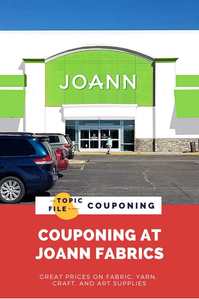 Couponing at Joann Fabrics Great Prices on Fabric, Yarn, and Crafts