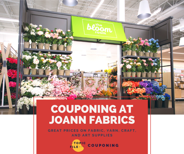 Couponing at Joann Fabrics Great Prices on Fabric, Yarn, and Crafts